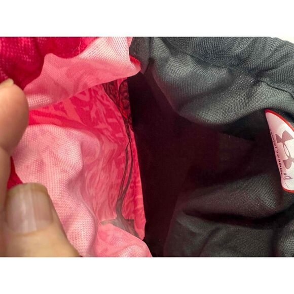 Under Armour Red Graphic Logo Drawstring Sackpack‎ Bag - Picture 3 of 3